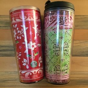 Two for the price of one! Vintage Starbucks Cups